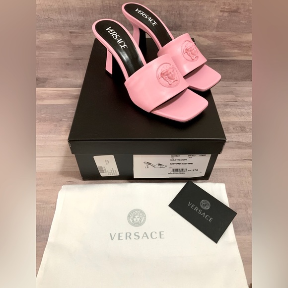 AUTHENTIC Versace Medusa Heeled Sandal - Picture 2 of 4